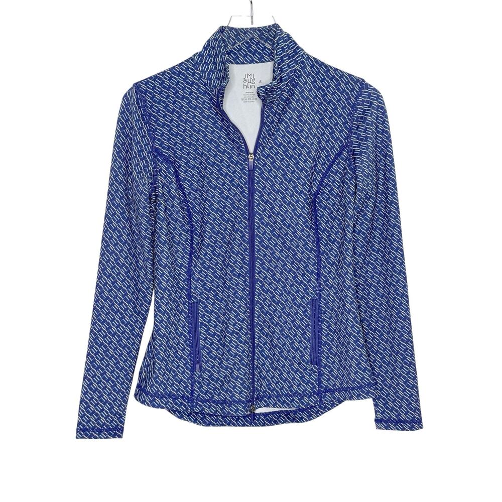 J McLaughlin Billie Jacket Full Zip Performance S Blue Tennis Golf Pickleball